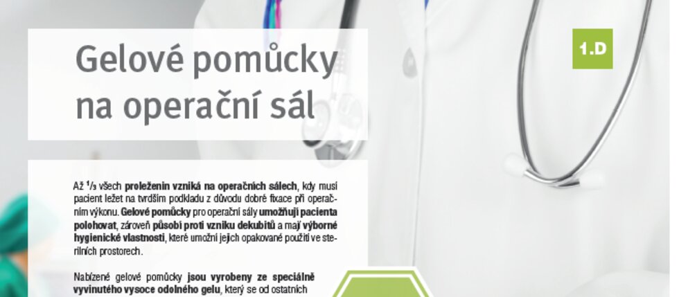 Nový program gelových pomůcek