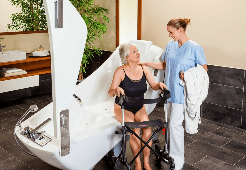 Vany a sprchové vozíky